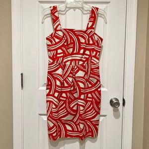 Red & White Banana Republic Dress